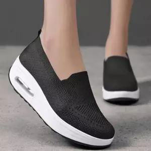 여성 슬립온 운동화 경량 데일리웨어 WFJ4ONH