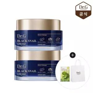 닥터지 블랙 스네일 크림 50ml 2개 (증)레드블레미쉬 쿨 비타C 마스크 1매+쇼핑백(소)