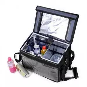 ( )프레쉬 컵홀더 보온보냉 배달가방32L 블랙아이스백