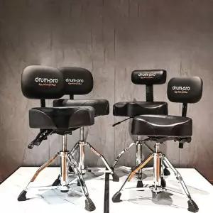 드럼 의자 등받이 유압식 드럼의자 학생 높이조절 리프트