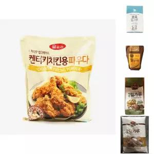움트리 켄터기치킨용 파우다 1kg/밀/튀김/치킨/메밀가루/제/고급/후라이드/강력/국산/통밀/밀가루/가정