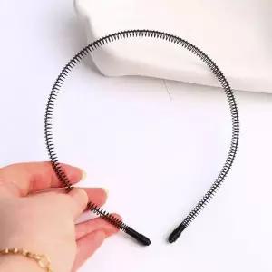 철사 머리띠 코일 남여공용 헤어밴드 세안머리띠 헤어