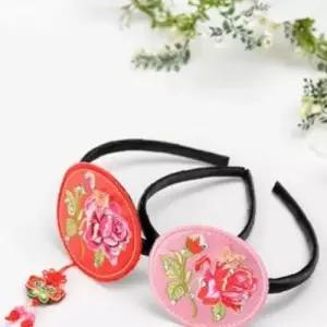 장미와펜머리띠한복머리띠 WF0D402