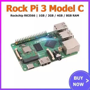 RADXA 3C Rock Pi 3 모델 C Rockchip RK3566 개발 보드 쿼드 코어 Cortex A55 1GB 2GB 4GB 8GB RAM