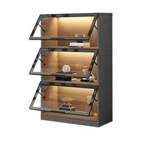 유리 진열장 피규어 양주 상패 와인장 30x30x180 투명 키치 대나무