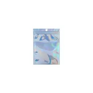 걸이형 홀로그램 지퍼백 7x10cm 비즈 포토카드 쿠키 비즈 포토카드 쿠키 커피