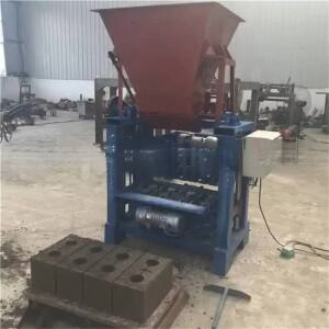 2-45 4-30 저렴한 가격 수동 중공 제조기 토양 점토 연동 미니 모바일 콘크리트 시멘트 블록 벽돌 만들기