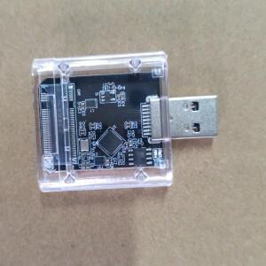 M2 SSD 케이스 to USB 3.0 Gen 1 5Gbps 고속 인클로저 SATA NGFF 2242 2260 카드 어댑터