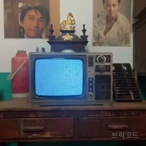 레트로 tv 송출 카메라 티비 아날로그 세트 소품 옛날 레트로티비
