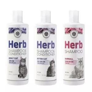 고양이 펫퍼스 샴푸 린스 겸용 300ml 1P 셀프목욕