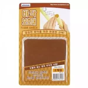 [콩심팥심]WL 압축부직포 사각 바닥보호대 10x10cm 2개입 의자캡