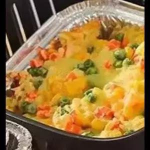 10개입 20CM 에어프라이어 알루미늄 호일 팬 식품 용기 사각 오븐 BBQ 트레이 기름 방지 논스틱 베이킹 도