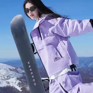 스노우보드복 점프슈트 오버롤 세트 남녀공용 방풍 스키 따뜻한