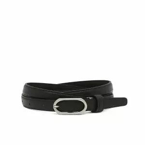 [질스튜어트 핸드백] JABE6E180BK [베누아벨트] 15mm 블랙 소가죽 슬림 여성벨트