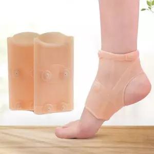 [콩심팥심]WL 실리콘 발목보호대 반깁스 발아대 지압볼 압박밴드