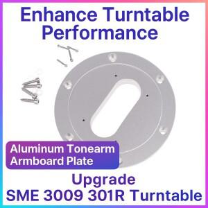 알루미늄 톤암 암보드 플레이트 SME 3009 3010R 턴테이블용 업그레이드 교체품  성능의 포노 액세서리