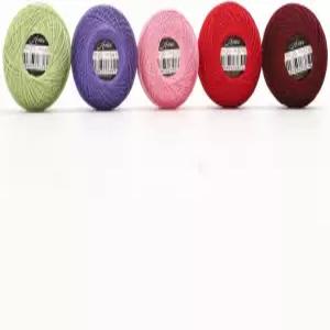 아모힐로스 사이즈 20 (0.8mm-0.9mm 두께 약) 면 코바늘 뜨개질 실 타팅 레이스 인형 및 장난감 DIY