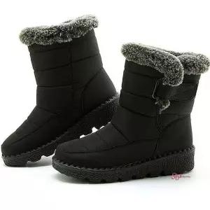 남녀 털신 양털 3색 방한 신발 기모 부츠pqr316