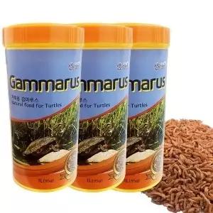 핑퐁 K PET 감마루스 1000ml 3개/거북이/파충류 사료/ 감마루스/건조새우/거북이먹이/파충류먹이/거북이사료 ,1개