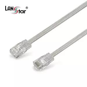 CAT.6 UTP 투명 평면케이블 15M (30877)/컴퓨터/기가/공유기/인터넷/케이블/젠더/연결선/랜선/랜케이블