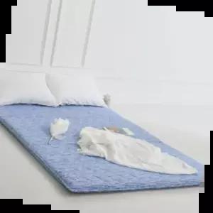 이불커버 더크린 바닥요매트 블루 싱글1인용(요커버/요솜)