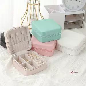 액세사리 미니 휴대용 귀걸이정 액세서리보관 보석함vwx034