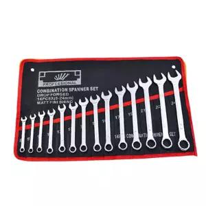 전문가용 편구 스패너 세트 14P/현장/수도/배관/멀티/다용도/관리실/고급/몽키/작업/공구/세면대/수리/자재