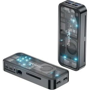 드림퀘스트 Q5 미니 PC 윈도우 11 프로 [고속 DDR5], 인텔 12th N95(최대 3.4GHz), 데스크톱 컴퓨터 12GB DDR5 RAM 512GB M.2 SSD, 2*USB C | 2*HDMI 4k@60Hz 4*USB 3.2 LAN| WiFi 6 BT5.3