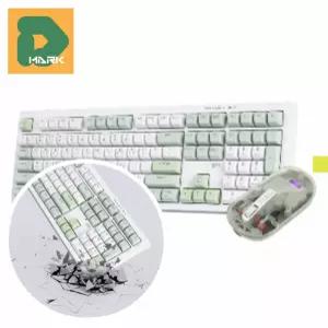 무소음 키보드마우스세트 소품 무선 타이핑 캐릭터 귀여운 데스크테리어 디자인 책상 클릭감 조용한 꾸미기