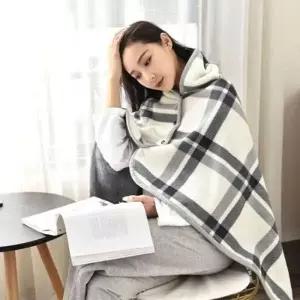 똑딱이 치마 망토 극세사 담요