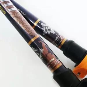 카본 초경량 접이식 등산 폴딩 스틱 플릭락 브라운 휴대용 트레킹 지팡이