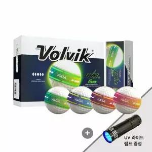 볼빅 3피스 야광골프공 엑시아 네온 12구 인쇄 포장