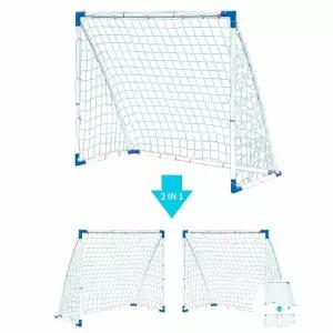 미니축구골대 연습 드리블 그물 간이 마커축구골대 2in1 훈련 연습