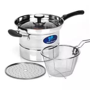 찜기용 스테인리스 찜솥 냄비 찜통 국수 조리용 냄비