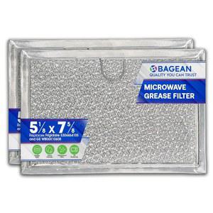 마이크로파 필터 교체 5.12 u201D x 7.64 u201D, 프리깃 5304464105 WB06X10608 GE - 알루미늄 메쉬 스크린 그리스 레인지 오븐 통풍 팬(2팩)으로 들어오는 공기