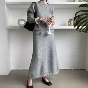 [렐라웨어]첼프디 레이스 니트 투피스 세트