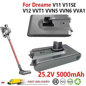 Dreame V11 V12 VVT1 VVN6 교체 배터리 무선 진공 청소기 18650 용 새 팩