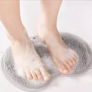 흡착식 욕실 풋브러쉬 매트 제거 발바닥각질 샤워 타올 굳은살 지압 발판