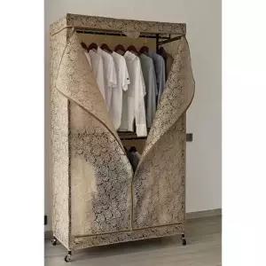 자취 옷장수납장 원룸 베란다 조립형 모듈 이불장농 간편 브라운 117CM