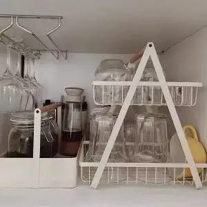 2단 다용도 선반 스피드랙 경량렉 팬트리 조립, 야채 과일 코너랙 ..., 1개