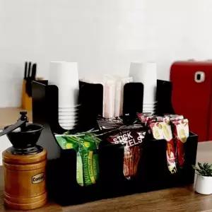 카페용 테이크아웃 멀티 디스펜서 수납함 탕비실 소품 정리함