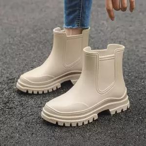 [라일리] Rly 여성 3컬러 첼시 앵클 데일리 레인부츠 레인32