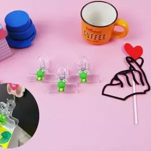 [셀러에이드]소품 집게 플라스틱 과자 회사 개구리 1P 문서