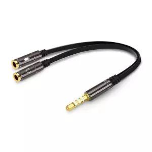 [모두쇼핑]ST-UC38 4극 변환젠더 케이블 PC헤드셋 스마트폰 사용 Y케이블 4극변환젠더 마이크헤드폰젠더