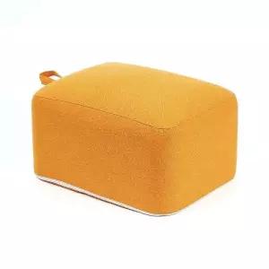 사각형 미니 의자 오렌지 40x30x20cm 스툴 카페 (WFHN0GS)