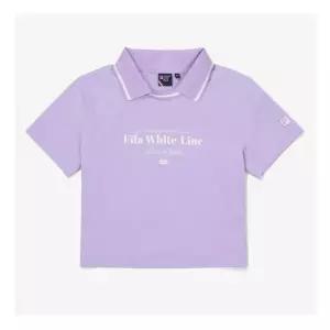 [휠라]여성 테니스 라이프 뉴크롭 카라티셔츠 FS2TSF2362F_PVI 304929