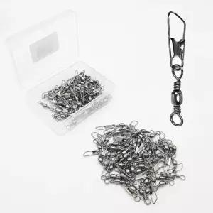 마리수 핀도래 낚시 스냅 도래 롤링 스위벨 인터락 도래 벌크 50개