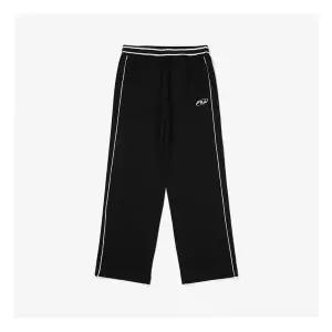 [휠라]파이핑 면혼방 트레이닝팬츠 FS2FPF3106X_BLK 305240
