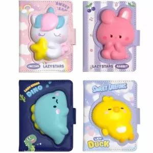 다이어리 스퀴시 초등학생 수첩 랜덤 색상 작은 필기용품