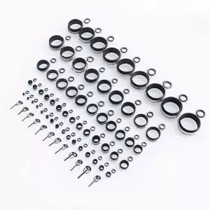 바다 가이드링 낚시대 10mm 초리대 초릿대 라인링 수리 부품 25개 세트